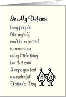 In My Defense - a...