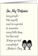 In My Defense -...