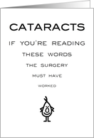 Cataracts - A Funny...