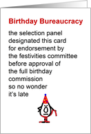 Birthday Bureaucracy...