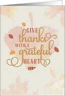Give Thanks with a...