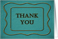 Thank You for Your Business blue with frame card