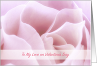 To My Love Valentine...