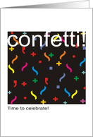 confettii card b-day