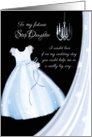 Flower Girl Request, Future Step Daughter-Blue Dress & Veil card
