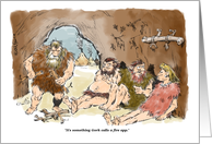 Funny caveman...