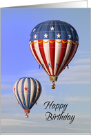 Birthday Hot Air...