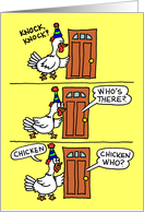 Knock Knock Chicken...