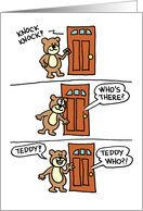 Knock Knock Bear...