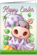 Hippo in a Easter...