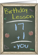 Chalk Board Birthday...