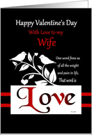 Wife Happy Valentine...