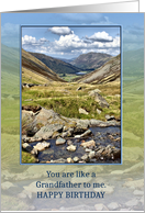 Like a Grandfather to Me, Birthday, Mountain Landscape card