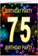 75th Birthday Party...