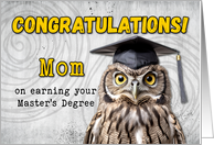Mom Master's Degree...