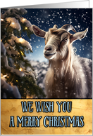 Goat Merry Christmas