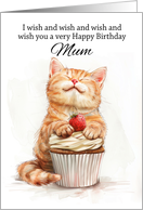 Mum Birthday Cat...