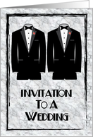 Invitation To A Gay Wedding card
