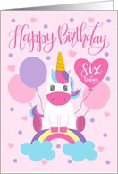6th Birthday Unicorn...