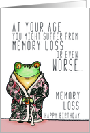Your Age memory Loss...