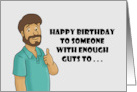 Humorous Brother In Law Birthday To Someone With Enough Guts card