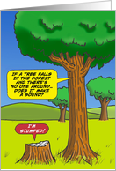 Cartoon Tree Asks a...