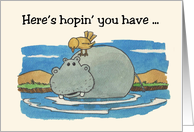 Cartoon Hippopotamus...