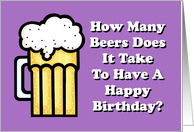 How Many Beers Does...