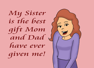 Sister's Day Card My...