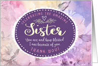 Sister Thanks,...