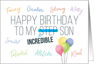 Step Son Birthday,...