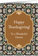 Doctor Thanksgiving...