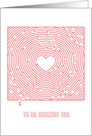Heart Maze Valentine...