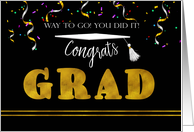 Congrats Grad Gold...