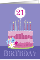 21 Birthday Cake...