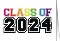 Class of 2024...