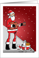 Santa Playing Guitar...
