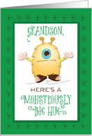 Grandson Monster Hug...