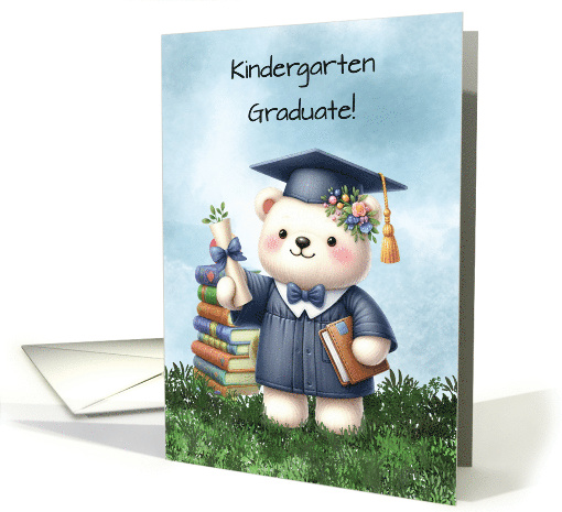 Kindergarten Graduation Teddy Bear Congratulations card (1844704)