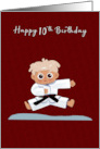 Birthday for Grandson Taekwondo Martial Arts card