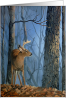 Deer with Trees and...