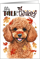 Thanksgiving Poodle...